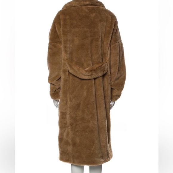 MSGM faux fur brown coat - Picture 3 of 3